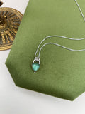 Gold Trillion Kyanite Studs & Necklace