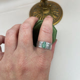 Textured Pear Kyanite Ring