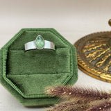 Dainty Crown Kyanite Ring