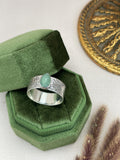 Textured Pear Kyanite Ring