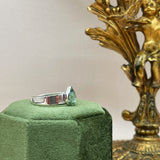 Dainty Crown Kyanite Ring