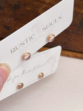 Dainty Pink Studs