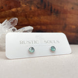Dainty Kyanite Charm Necklace and Studs
