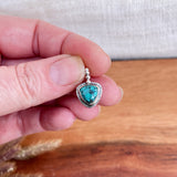 Trillion Turquoise Charm Necklace