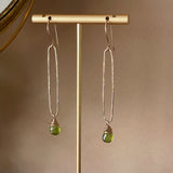 Paperclip Gold Dangles