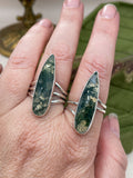 Moss Agate Rings