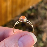 Golden Sunstone Ring