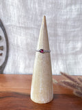 Pink Tourmaline Ring Stackers