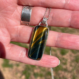 Tigers Eye Inguz Necklace