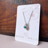 Dainty Turquoise Charm Necklace
