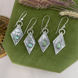 Diamond Kyanite Earrings