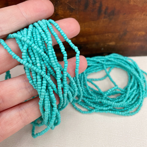 Destash Blue Seed Beads