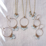 Aquamarine Necklace & Earrings