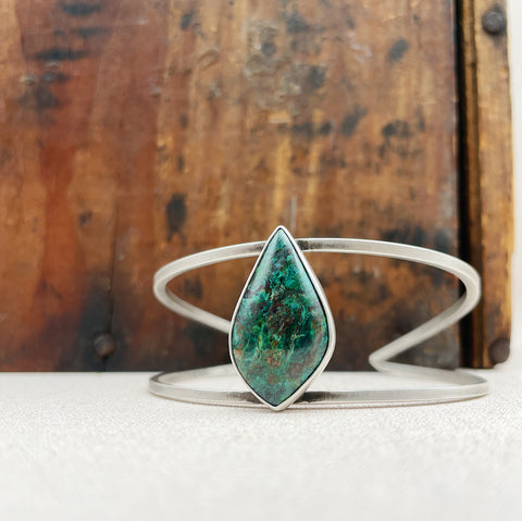 Malachite Square Cuff