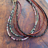 Dainty Square Beaded Necklaces