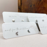 Reticulated Sterling Studs
