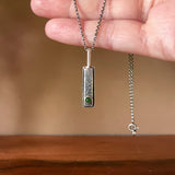 Jade Necklace & Stud Set