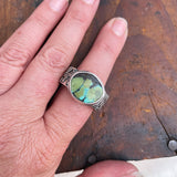 Fused Turquoise Ring
