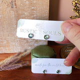 Dainty Kyanite Studs