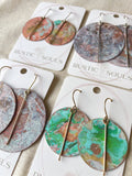 Patina Circle Earrings