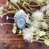 Kyanite Petal Ring