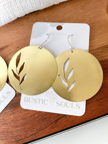 Floral Dangle Earrings