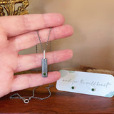Jade Necklace & Stud Set