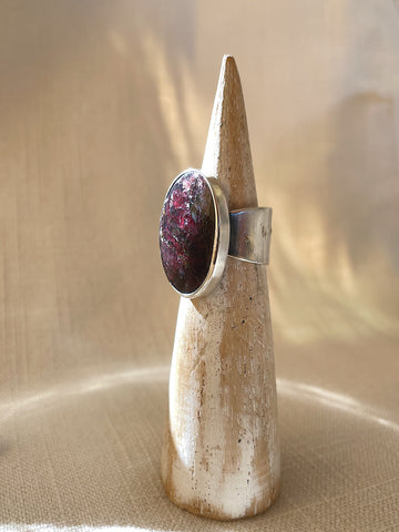 Red Amethyst Ring