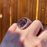 Red Amethyst Ring