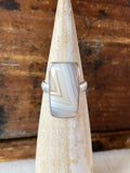 Agate Rectangle Ring