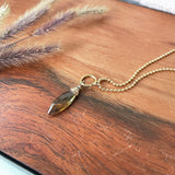 Gold Andusulite Necklace