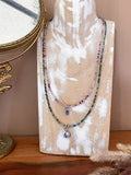 Moon Charm Beaded Necklaces