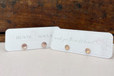 Dainty Pink Studs