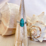 Carved Turquoise Ring