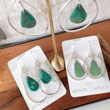 Turquoise Hoop Earrings
