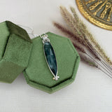 Moss Agate Charm Necklace