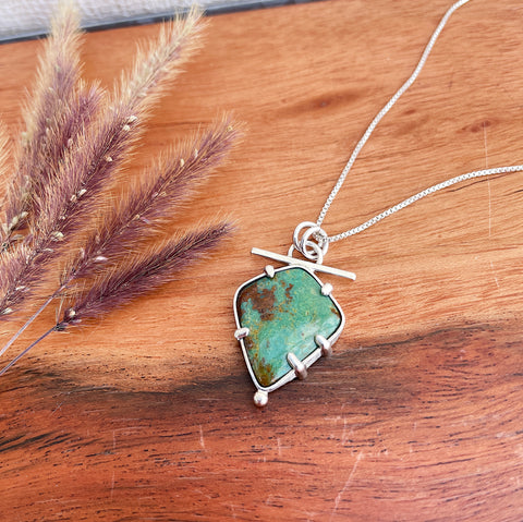 Turquoise Bar Necklace