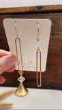 Paperclip Herkimer Dangles