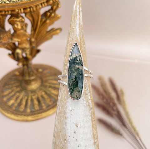 Moss Agate Rings