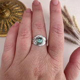 Kyanite Evil Eye Ring