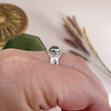 Kyanite Evil Eye Ring