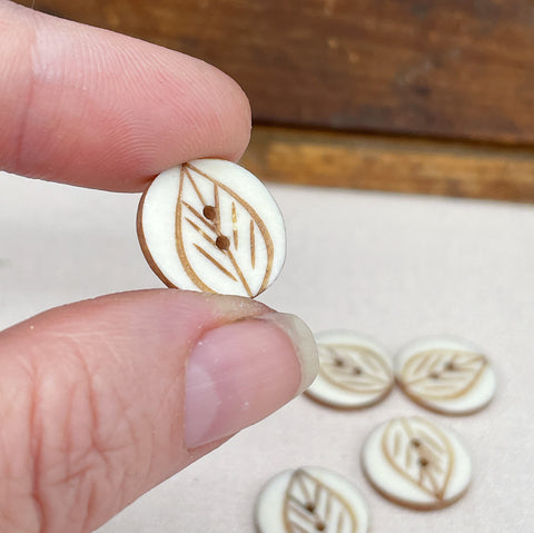 Destash Leaf Buttons