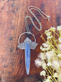 Kyanite Spear Blossom Pendant