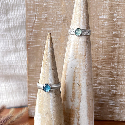Sterling Kyanite Rings