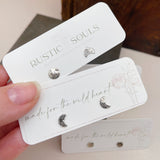 Reticulated Sterling Studs
