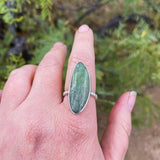 Green Kyanite Ring