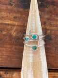 Dainty Turquoise Stacking Rings