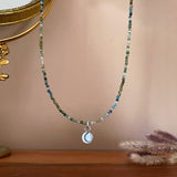 Moon Charm Beaded Necklaces