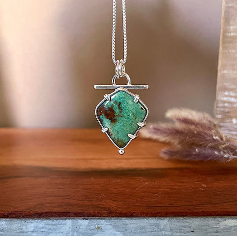Turquoise Bar Necklace