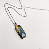 Tigers Eye Inguz Necklace